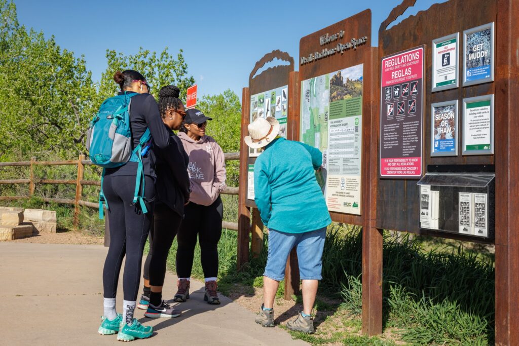 Hikers in Larimer County