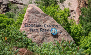 Eldorado Canyon State Park entrance